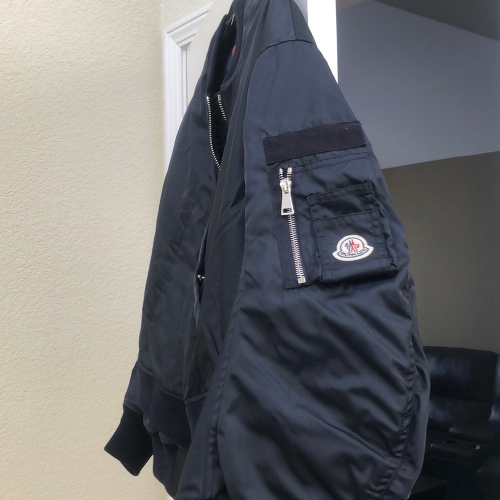 Moncler Aralia Layered Bomber Jacket - Picture 2 of 3